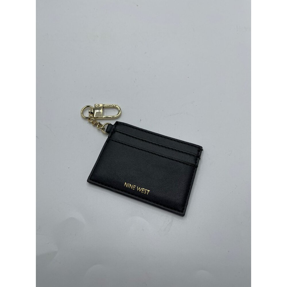 Nine West Credit Card Holder Black faux leather